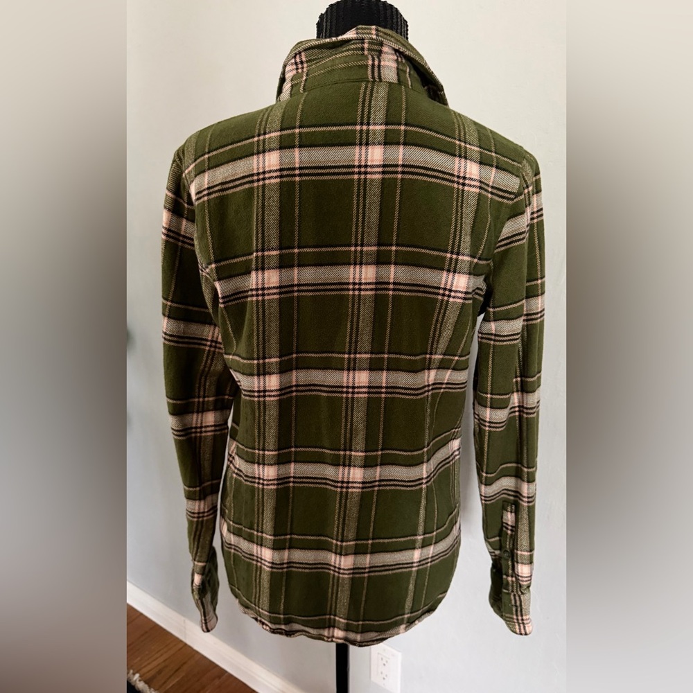 Womens Patagonia Organic Cotton Flannel Shirt Size S EUC - Picture 2 of 7